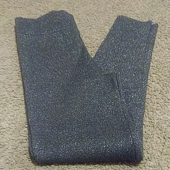 Express Pants - Woman gray sparkling leggings